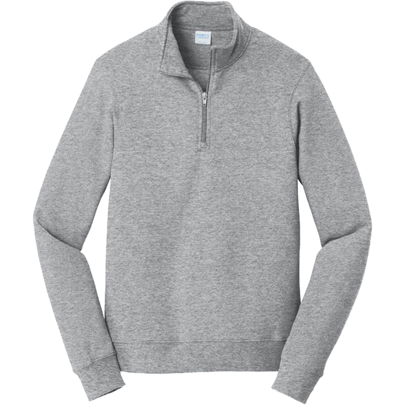 Athletic Heather 1/4 Zip Pullover Sweatshirt (DTG)