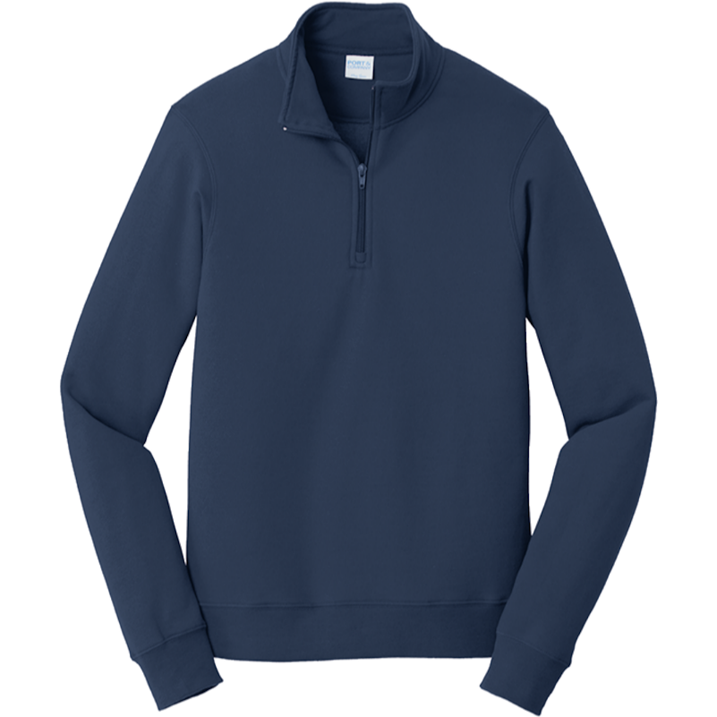 Team Navy 1/4 Zip Pullover Sweatshirt (DTG)