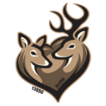 Deer Love (Brown With Heart)