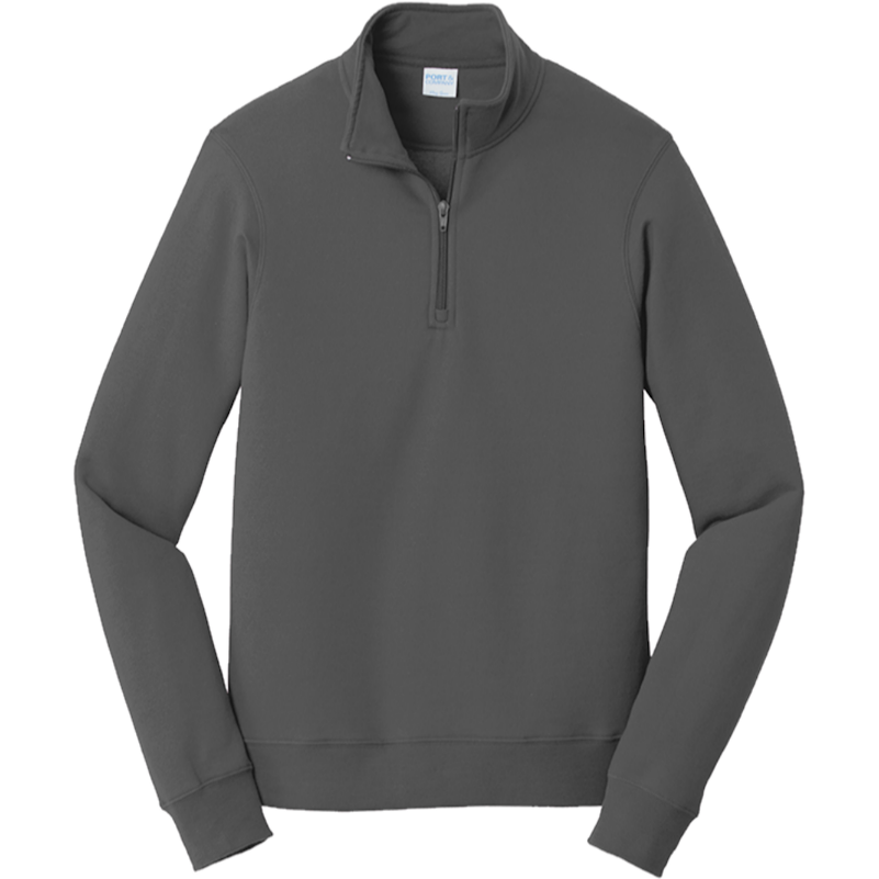 Charcoal 1/4 Zip Pullover Sweatshirt (DTG)