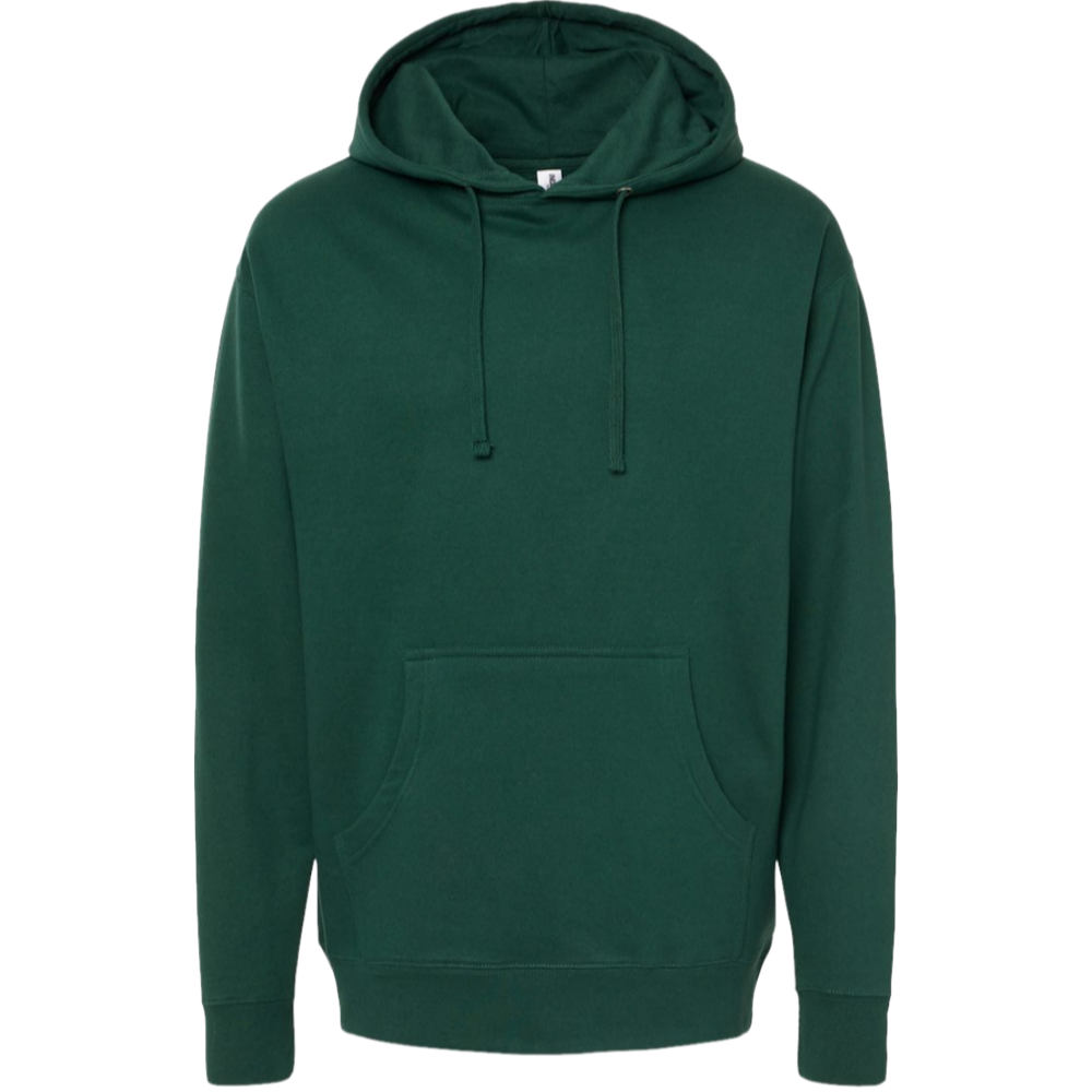 Forest Green Hooded Sweatshirt (Independent Trading Company)