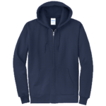 Navy Blue Full-Zip Hooded Sweatshirt (1)