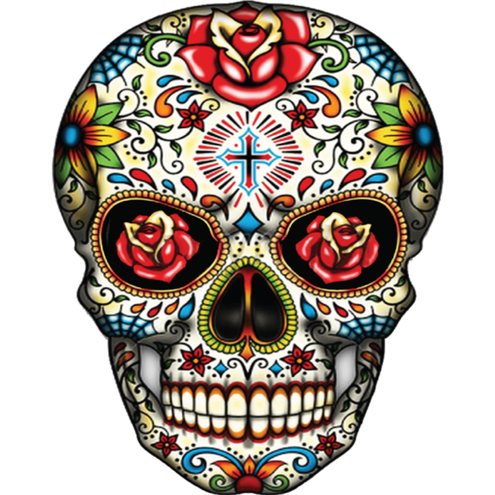 Skull (Sugar Skull with Roses)