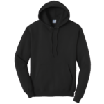 Jet Black Pullover Hooded Sweatshirt (1)