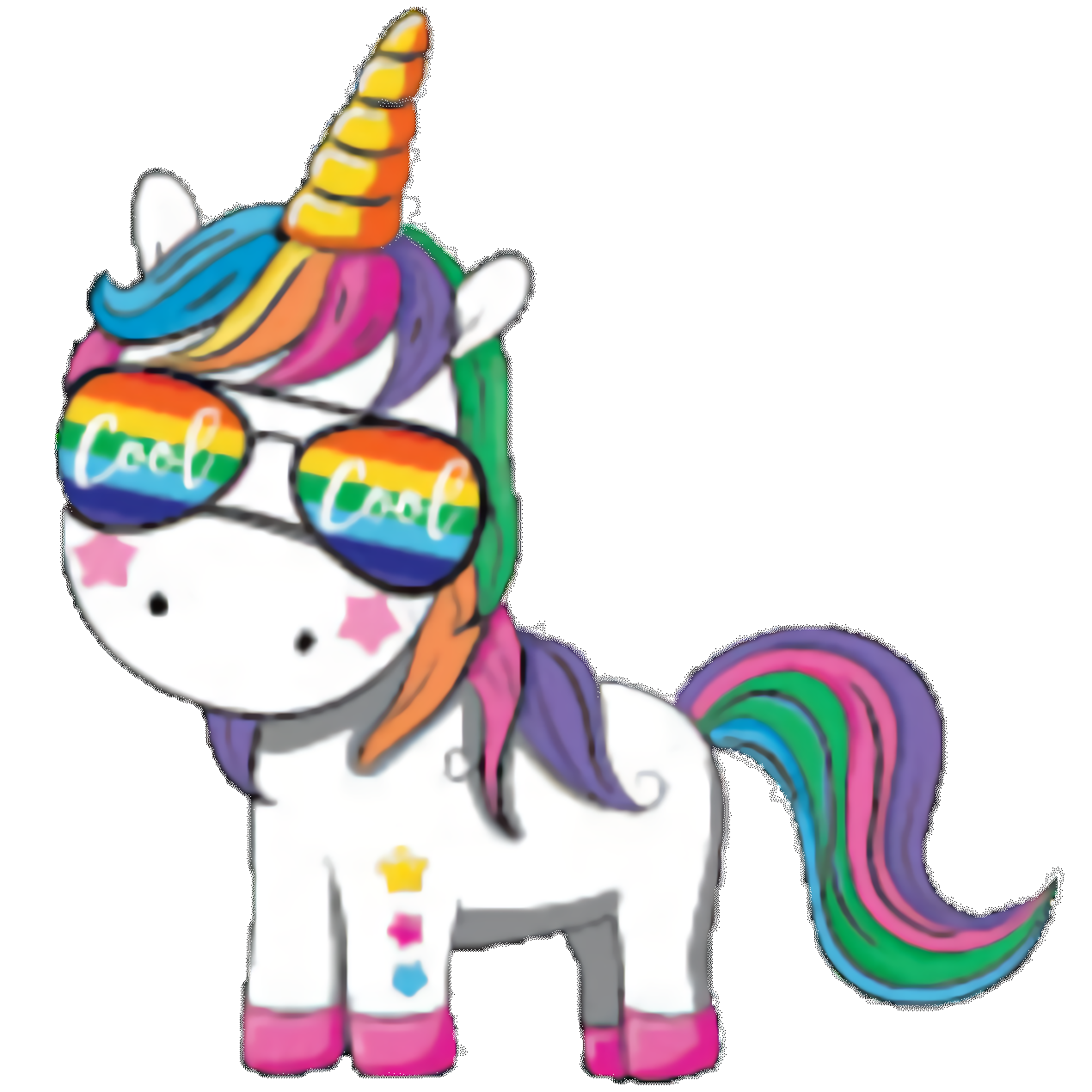 Unicorn (baby hip cool cool with sunglasses)