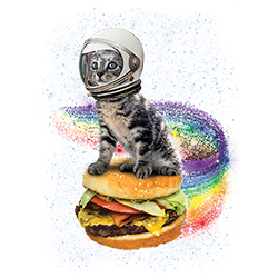 Cat (Rainbow Burger)