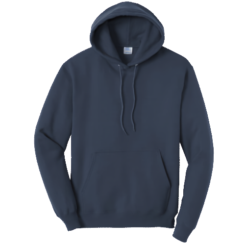 Navy Blue Pullover Hooded Sweatshirt (1)