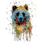 Bear (Paint Drip)