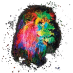 Lion (Paint Drip)
