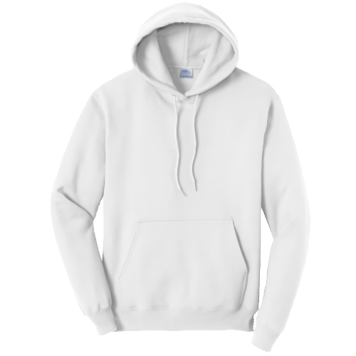 White Pullover Hooded Sweatshirt (1)
