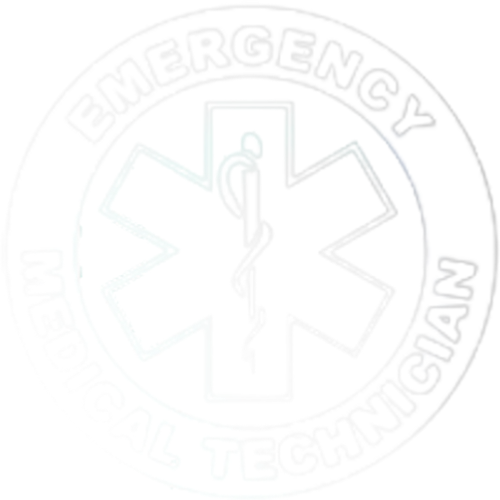 Emergency Medical Technician (White Pocket Print)