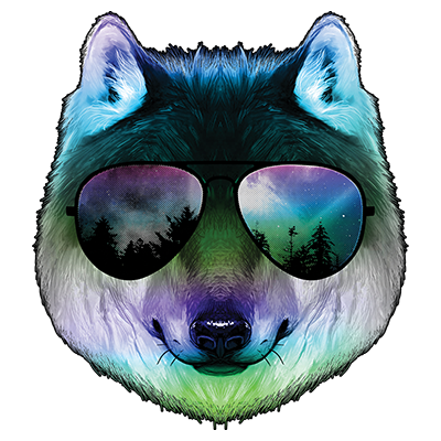 Wolf (Night Wolf with Glasses)