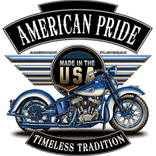 Motorcycle (Timeless Tradition - Blue Made In The USA)