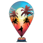Summer Destination (Hot Air Balloon-Surf-Van)