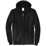 Jet Black Full-Zip Hooded Sweatshirt (1)