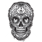 Skull (Black Sugar Skull Eyes)