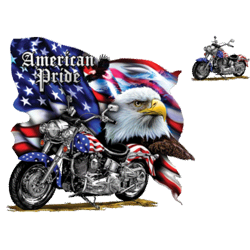 Motorcycle (Eagle - American Pride)