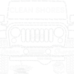 Clean Shores Jeep White