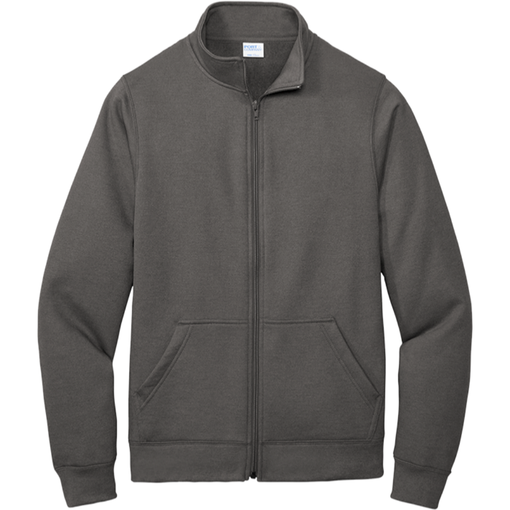 Charcoal Full-Zip Sweatshirt