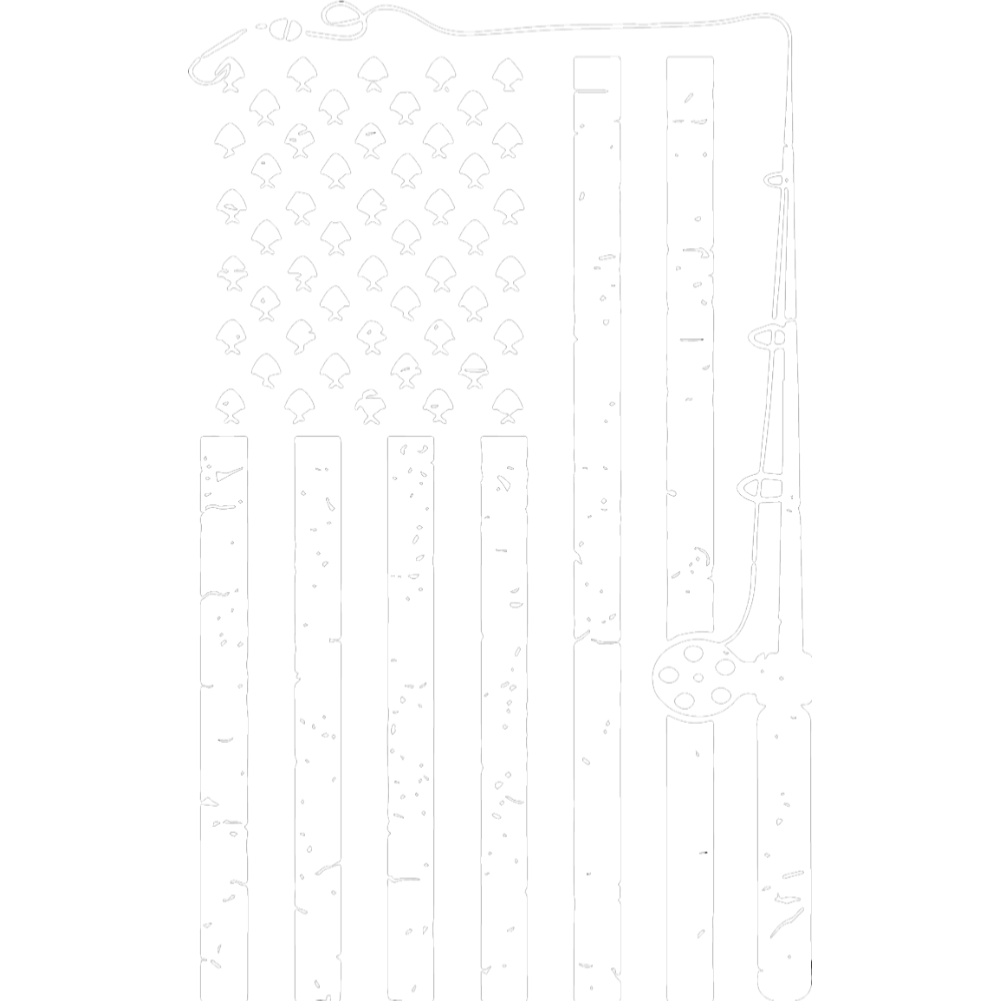 Fishing (American Flag) - Too Cool Sportswear