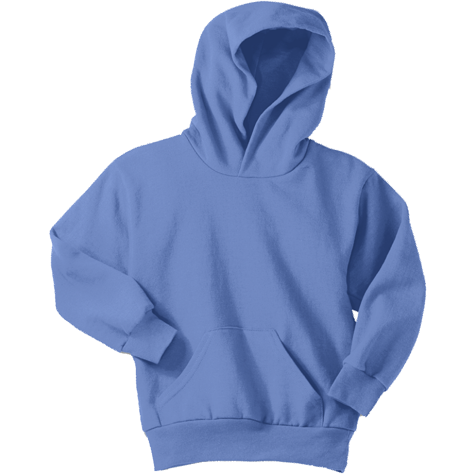 Carolina Blue Youth Pullover Hooded Sweatshirt