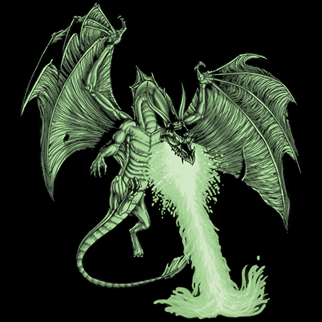 Dragon (Green Glow in the Dark)
