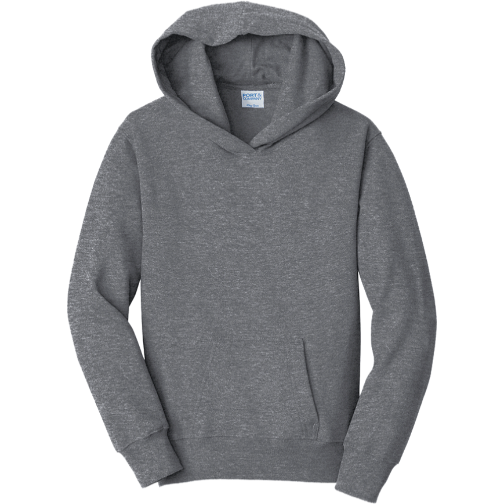 Athletic Heather Youth Hooded Sweatshirt (DTG)