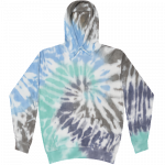 Cloud Glacier Tie-Dye Pullover Hooded Sweatshirt