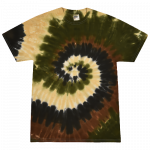 Camo Swirl Adult Tie-Dye T-Shirt