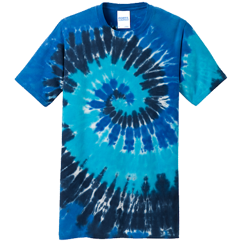 Ocean Rainbow Adult Tie-Dye T-Shirt