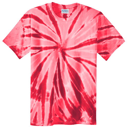 Red Adult Tie-Dye T-Shirt