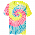 Neon Rainbow Adult Tie-Dye T-Shirt