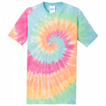 Pastel Rainbow Adult Tie-Dye T-Shirt