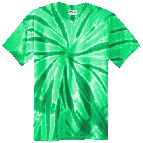 Kelley Green Burst Adult Tie-Dye T-Shirt
