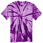 Purple Spiral Adult Tie-Dye T-Shirt