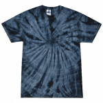 Spider Navy Blue Adult Tie-Dye T-Shirt