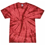 Spider Crimson Adult Tie-Dye T-Shirt