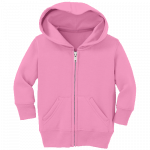 Candy Pink Infant/Toddler Full-Zip Hooded Sweatshirt