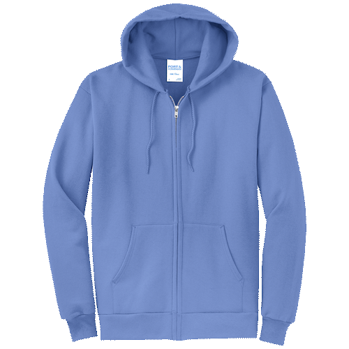 Carolina Blue Full-Zip Hooded Sweatshirt