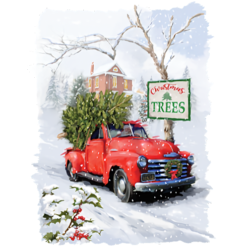 Christmas Trees (with Truck)