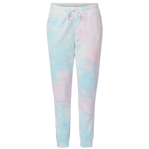 Tie-Dyed Fleece Pants (Cotton Candy) - Too Cool Sportswear