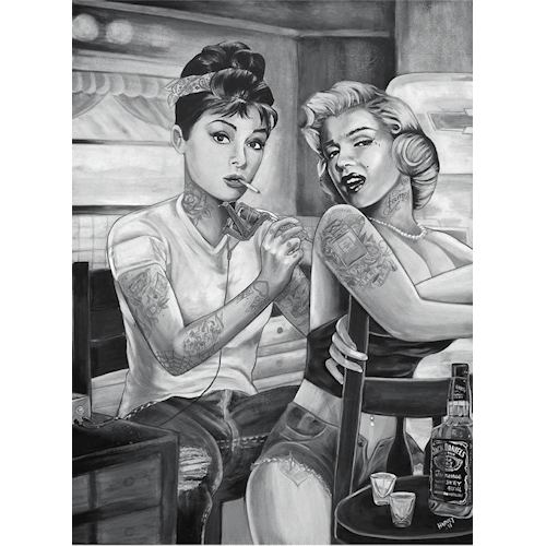 Marilyn Monroe (Tattoo couple-Audrey)