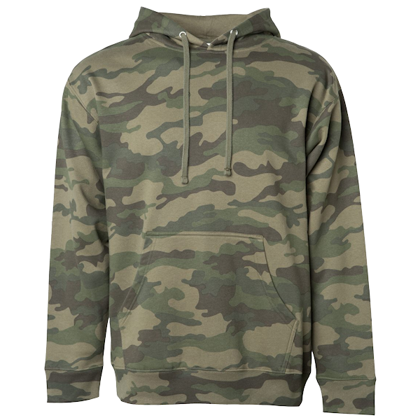 Forest Camo Midweight Hooded Sweatshirt