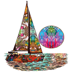Sailboat (Colorful)