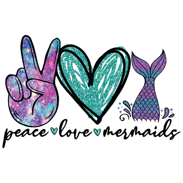 Peace Love Mermaids