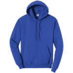 True Royal Blue Pullover Hooded Sweatshirt