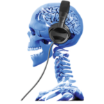 Skeleton (Blue with Headphones)