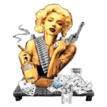 Marilyn (Smoking-Gangster)