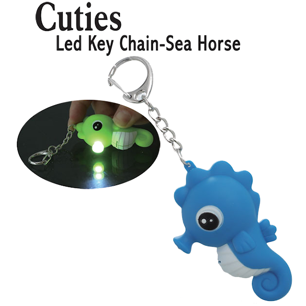 Keychain (Cutie LED Seahorse)