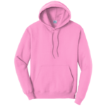 Candy Pink Pullover Hooded Sweatshirt